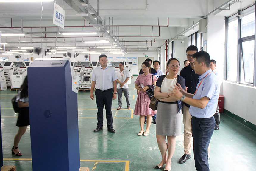 貴州省六盤水市投資促進(jìn)局李黎局長(zhǎng)一行蒞臨旭子科技考察調(diào)研