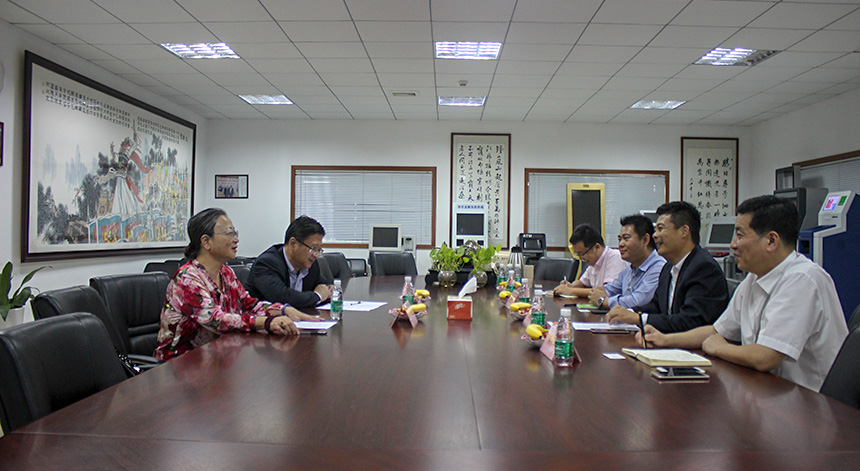 瑞展科技王梅董事長(zhǎng)、余守仁總經(jīng)理蒞臨旭子科技指導(dǎo)工作